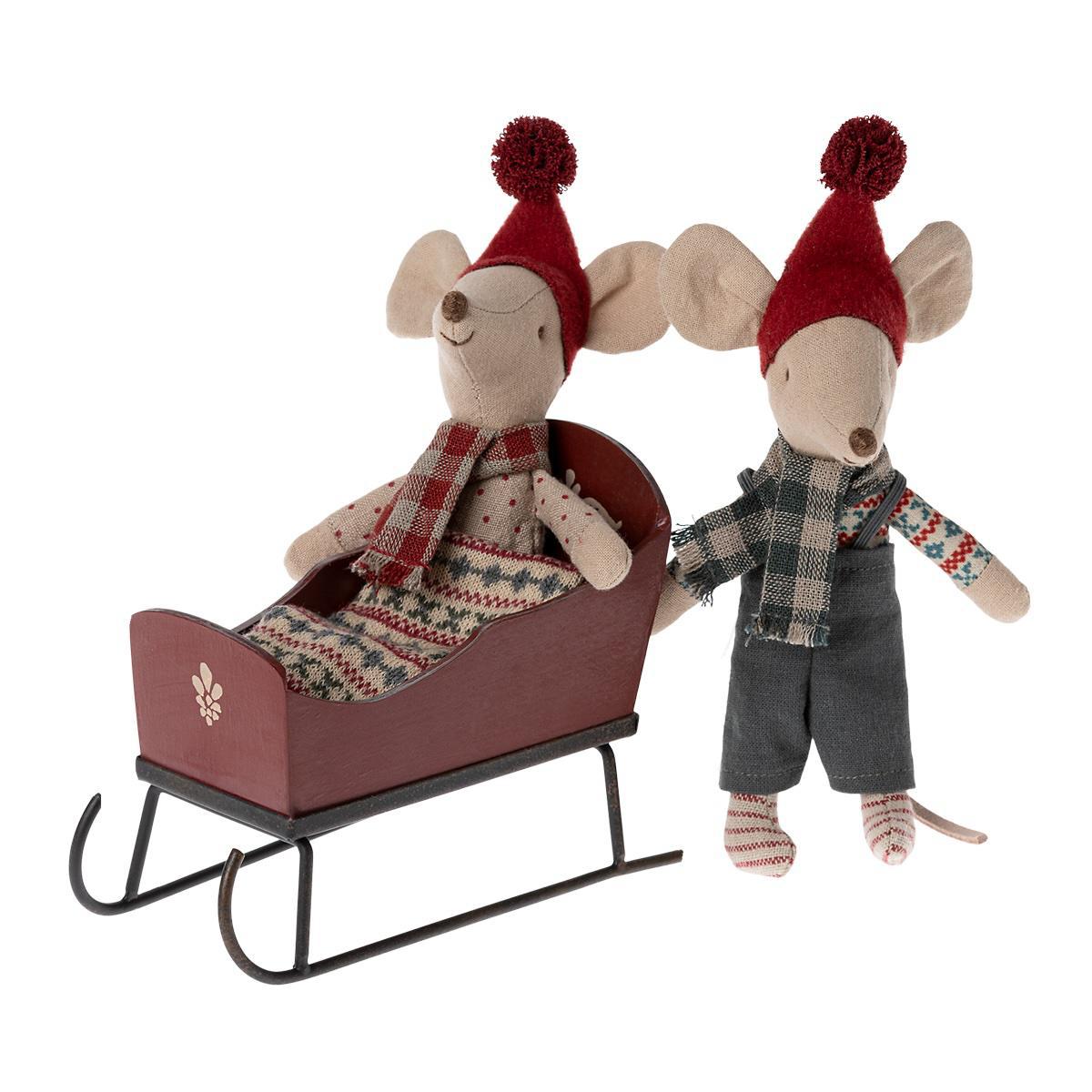 Sleigh, Mouse - Red